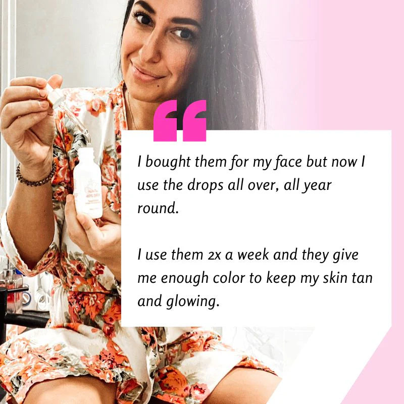 40% DHA Acne Safe Tanning Drops
