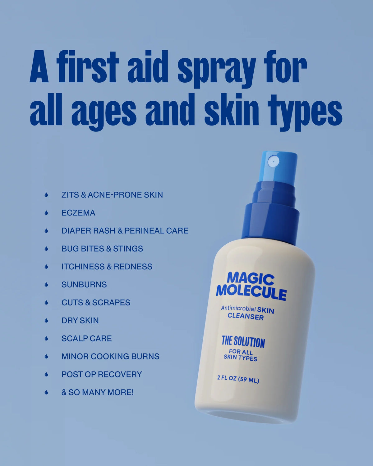 Magic Molecule Antimicrobial Skin Cleanser- MEGA Size